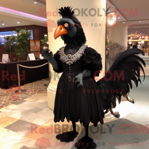 Black Chicken maskot...