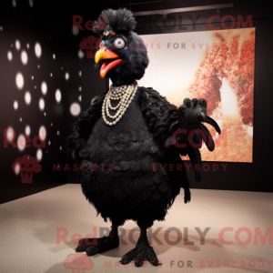 Black Chicken maskot...