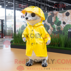 Lemon Yellow Badger maskot...
