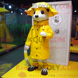 Lemon Yellow Badger maskot...