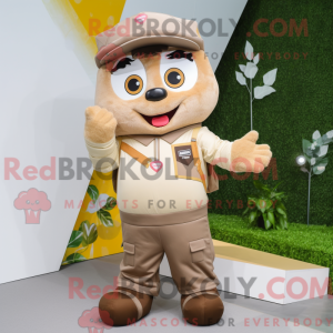 Tan Arrow Of Love mascot...