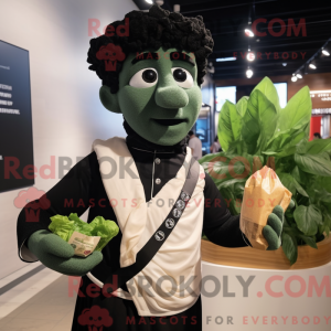 Sort Caesar Salat maskot...