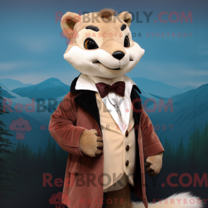 Mascotte de Martre beige...