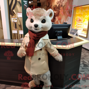 Mascotte de Martre beige...