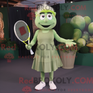 Oliven tennisracket...