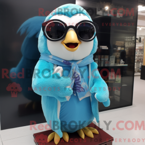 Maskotdraktfigur Cyan...