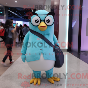Maskotdraktfigur Cyan...