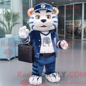 Navy Tiger Maskottchen...
