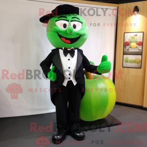 Grüner Apfel Maskottchen...
