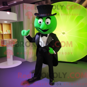 Green Apple mascot costume...
