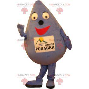 Giant purple drop mascot. Purple mascot - Redbrokoly.com