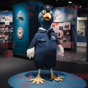 Navy Pigeon mascot costume...