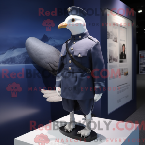 Maskottchenkostüm Navy...