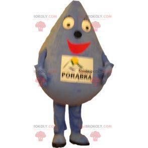Giant purple drop mascot. Purple mascot - Redbrokoly.com