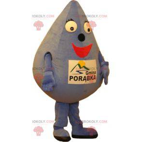 Giant purple drop mascot. Purple mascot - Redbrokoly.com