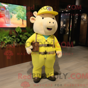 Lemon Yellow Sow mascot...