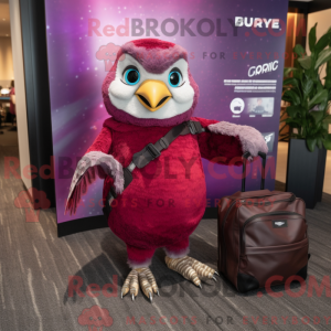 Magenta Falcon Maskottchen...