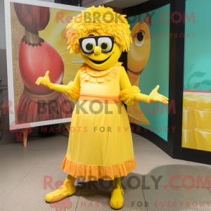 Yellow Jambalaya mascot...