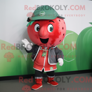 Wassermelonen-Maskottchen-K...