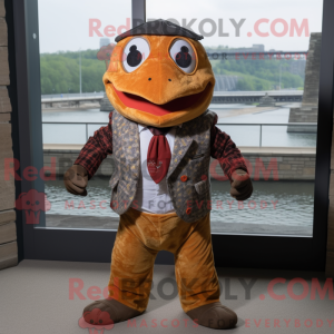 Costume mascotte de Piranha...