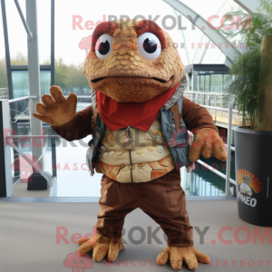 Costume mascotte de Piranha...