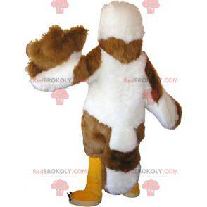 Mascot white and brown eagle looking nasty - Redbrokoly.com