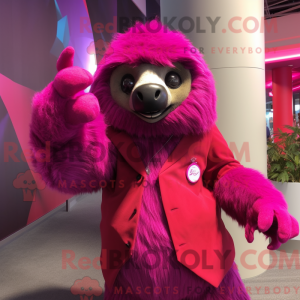 Magenta Giant Sloth máscara...