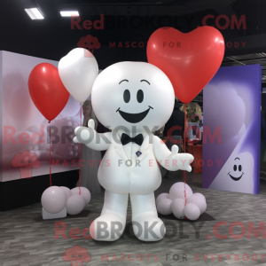 White Heart Shaped Balloons...
