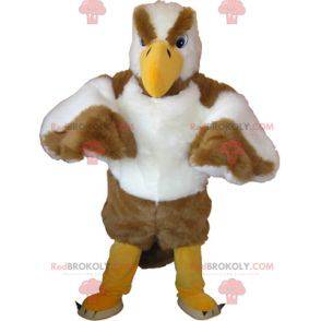 Mascot white and brown eagle looking nasty - Redbrokoly.com