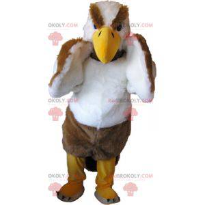 Mascot white and brown eagle looking nasty - Redbrokoly.com