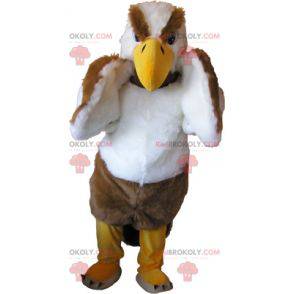 Mascot white and brown eagle looking nasty - Redbrokoly.com