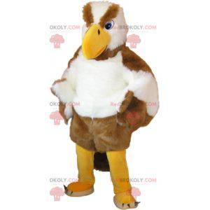 Mascot white and brown eagle looking nasty - Redbrokoly.com