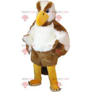 Mascot white and brown eagle looking nasty - Redbrokoly.com