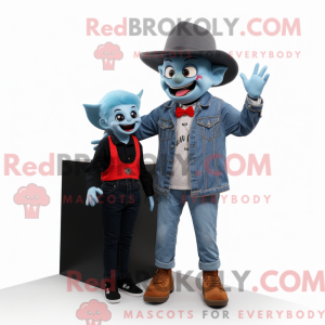 Postava maskota Sky Blue...