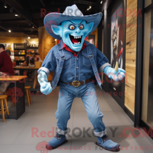 Disfraz de mascota Sky Blue...