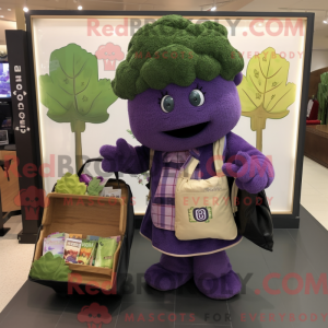 Lilla broccoli maskot...