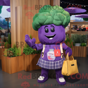 Lilla broccoli maskot...