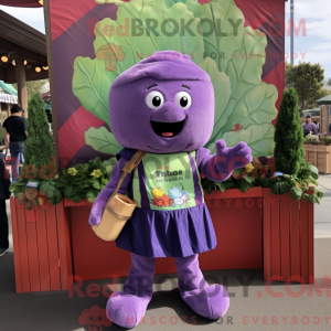 Lilla broccoli maskot...