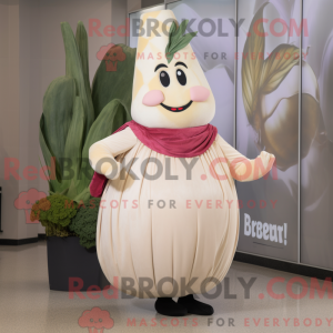 Cream Beet mascot costume...