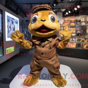 Disfraz de mascota rana...