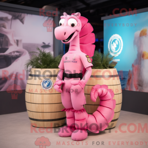 Máscara Rosa Seahorse com...