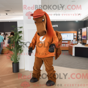Rust Horse Maskottchen...