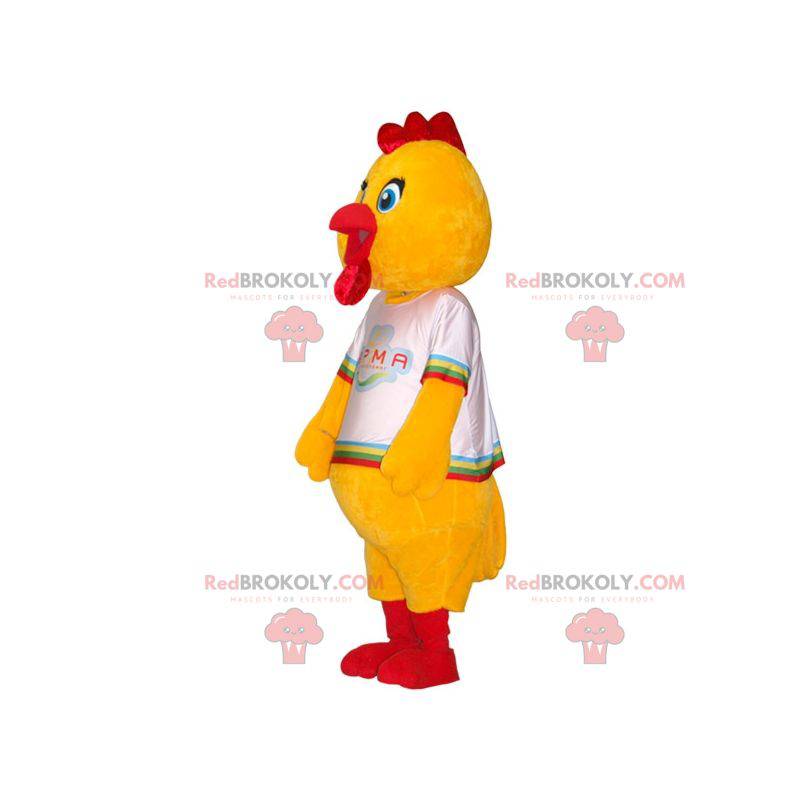 Mascote gigante da galinha. Mascote galo - Redbrokoly.com