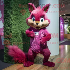 Magenta ekorn...