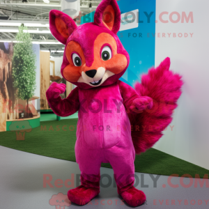 Disfraz de mascota Magenta...
