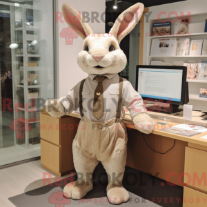 Mascotte de lapin sauvage...