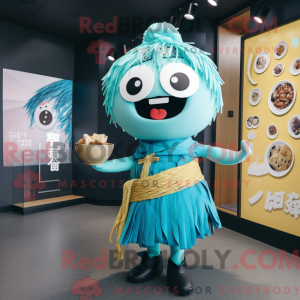 Turkis Ramen maskot kostume...
