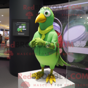 Green Pigeon maskot kostyme...