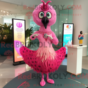 Costume de mascotte de paon...