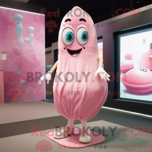 Maskottchenkostüm Pink...
